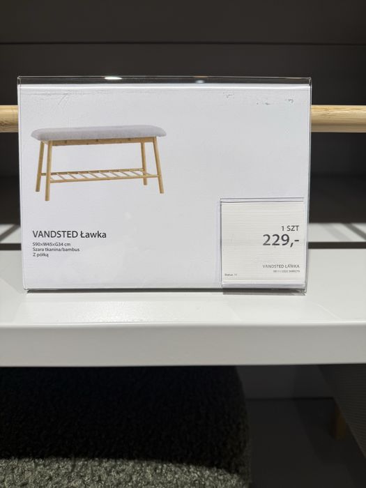 Lawka na korytarz siedzisko