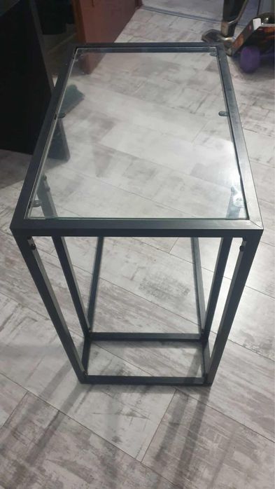 Stolik biurko dostawne Vittsjö czarne Ikea