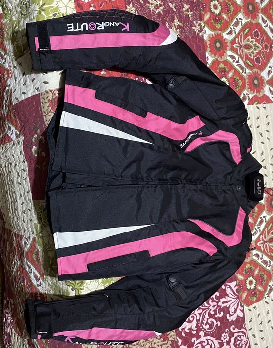 Casaco motard mulher kangroute L