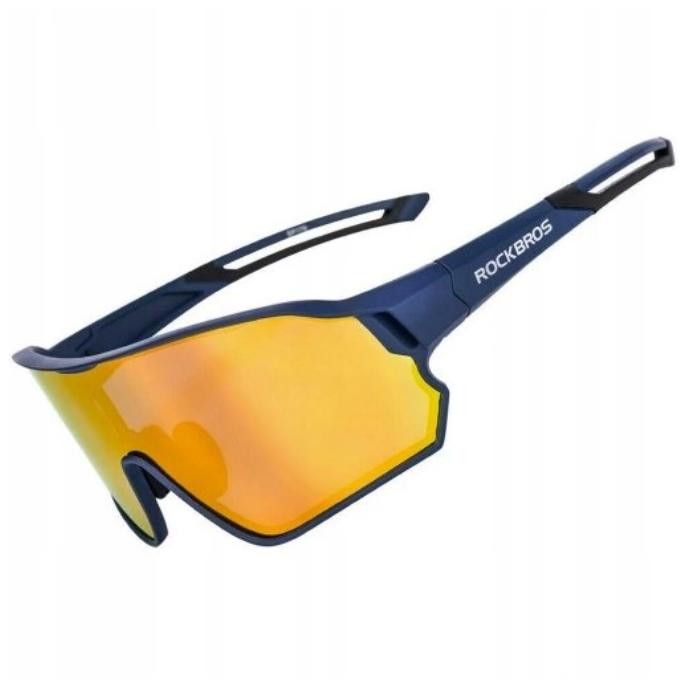 Okulary rowerowe z polaryzacją ROCKBROS UV400 (10134) niebieskie