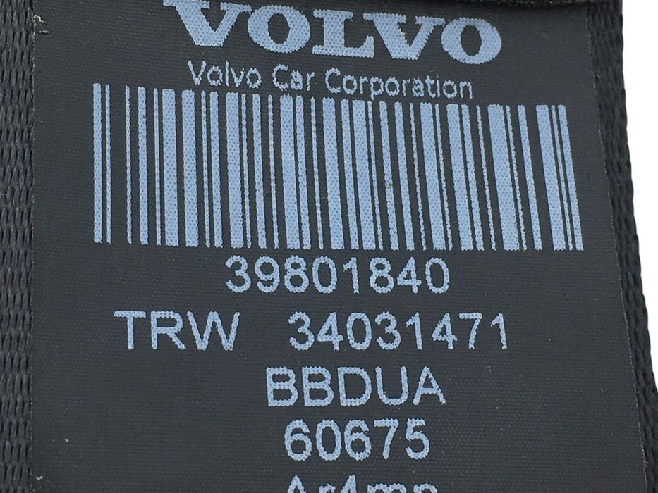 Ремінь безпеки задній лівий VOLVO XC60 2008-2013 39801840