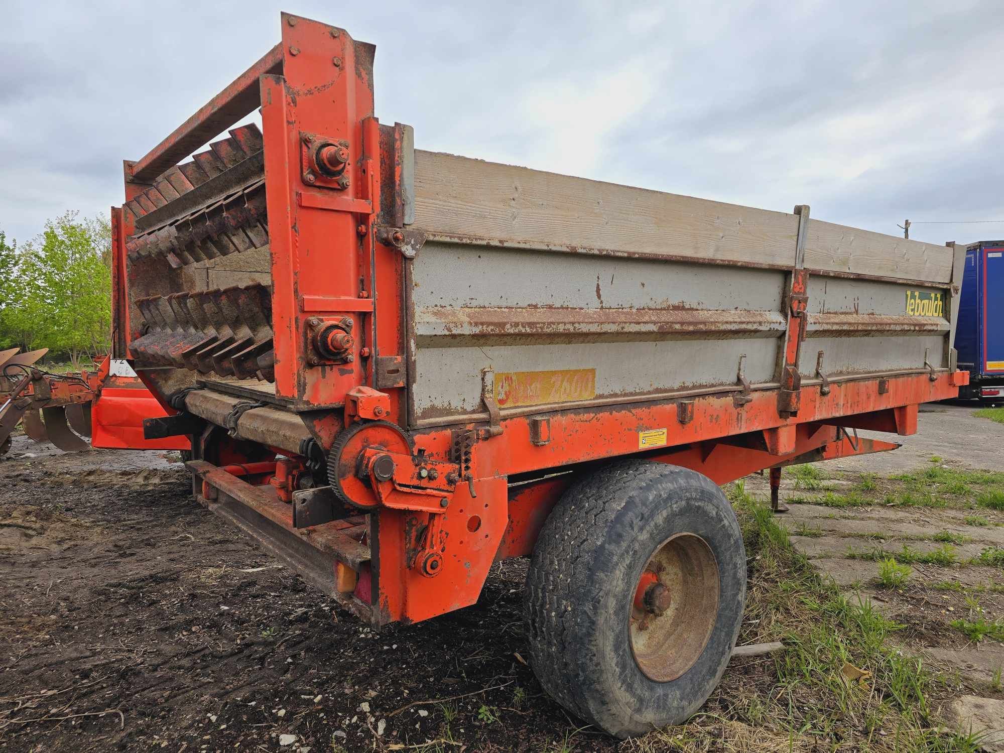 Rozrzutnik obornika le boulch 7 - 8 ton