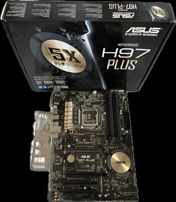 Płyta główna Asus H97-PLUS LGA 1150 DDR3 ATX