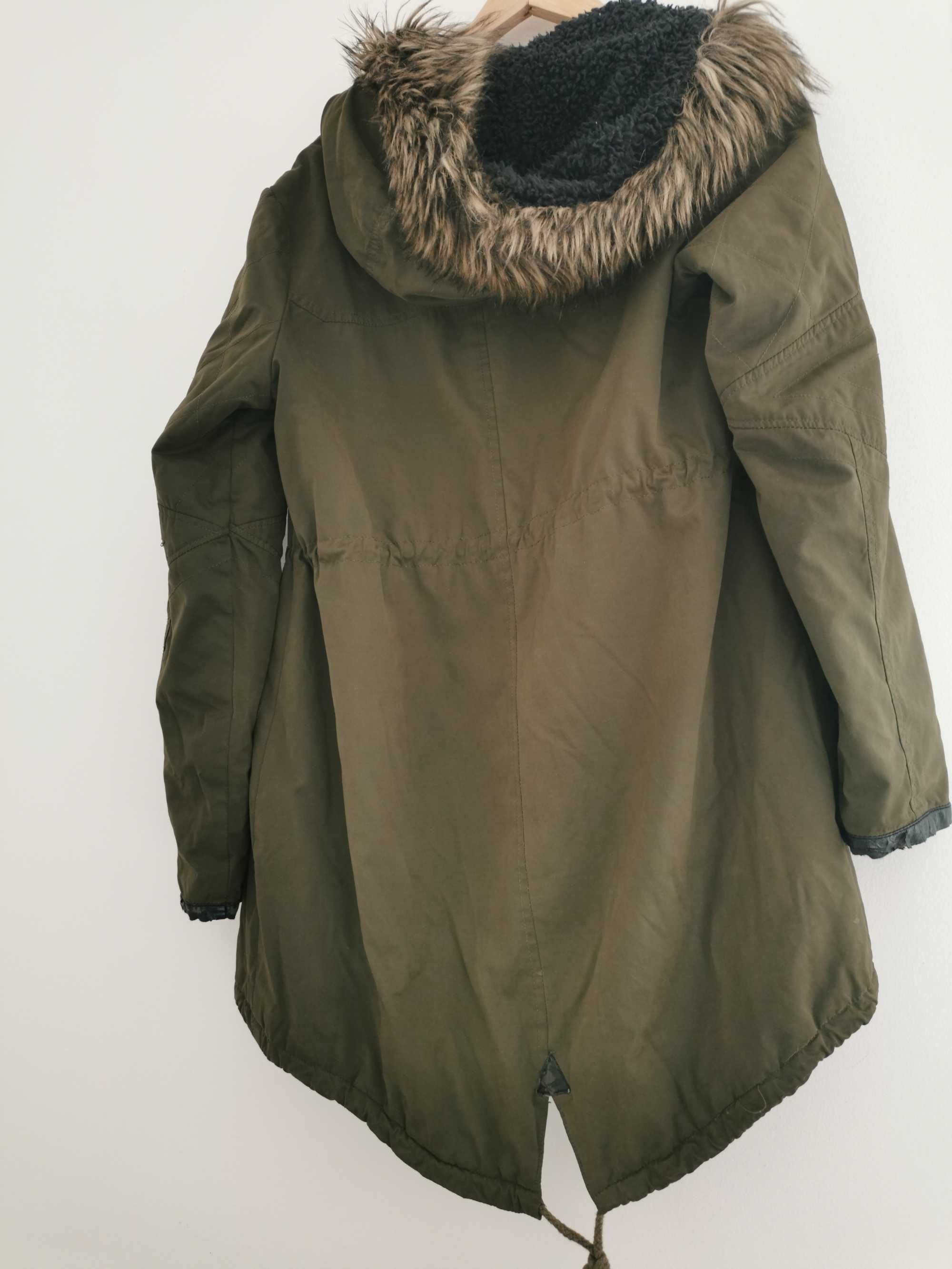 Casaco Parka verde S/36