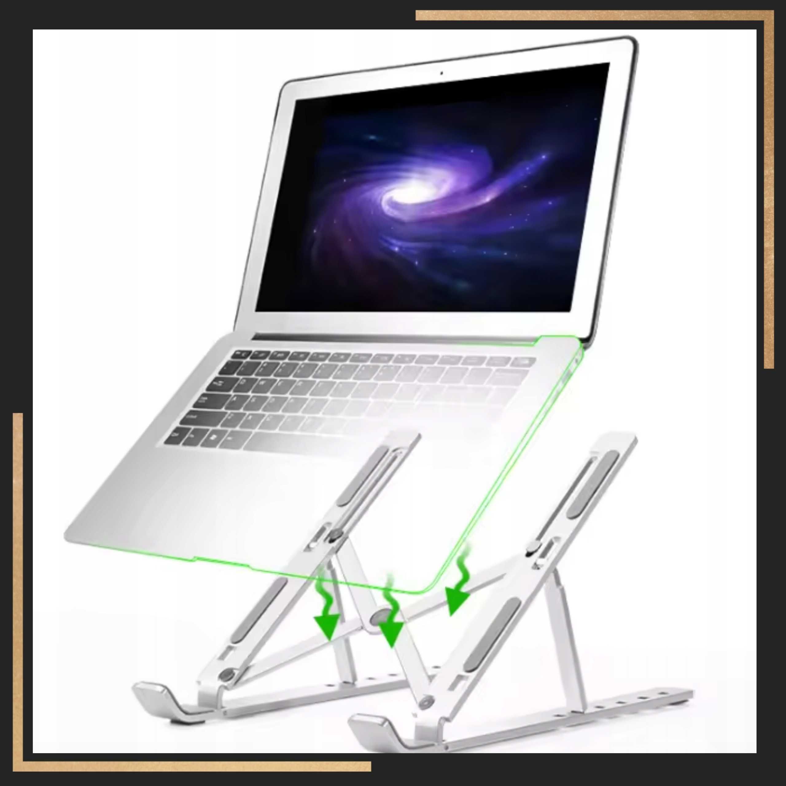 Podstawka pod laptopa aluminiowa tablet regulowana stojak na biurko