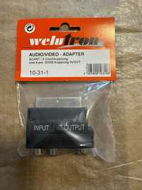 Dwukierunkowy adapter audio video Scart 3