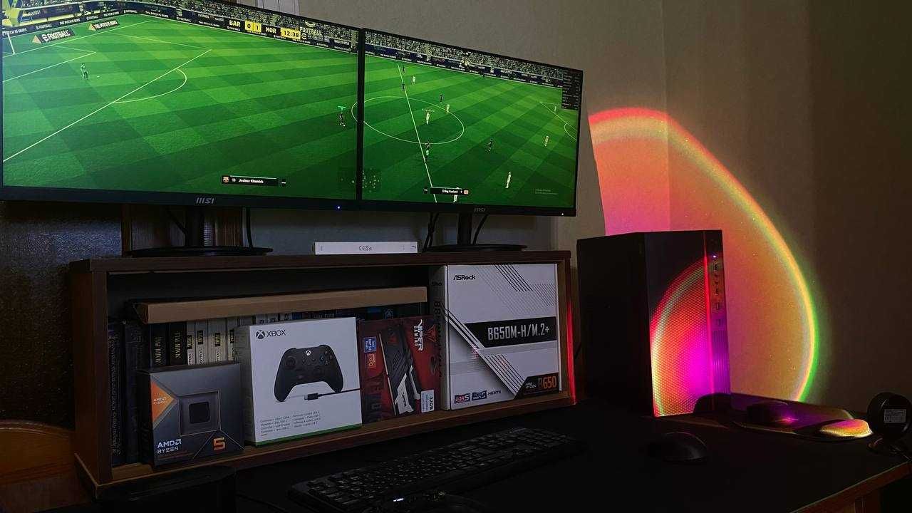 Компютер ігровий робочий (ігрова станція) - коробки чек + xbox gamepad