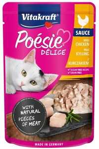 Vitakraft Poesie Deli Sauce Kurczak 150 x 85G Saszetka Mega Zestaw