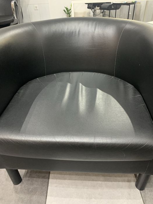 Cadeirao individual preto