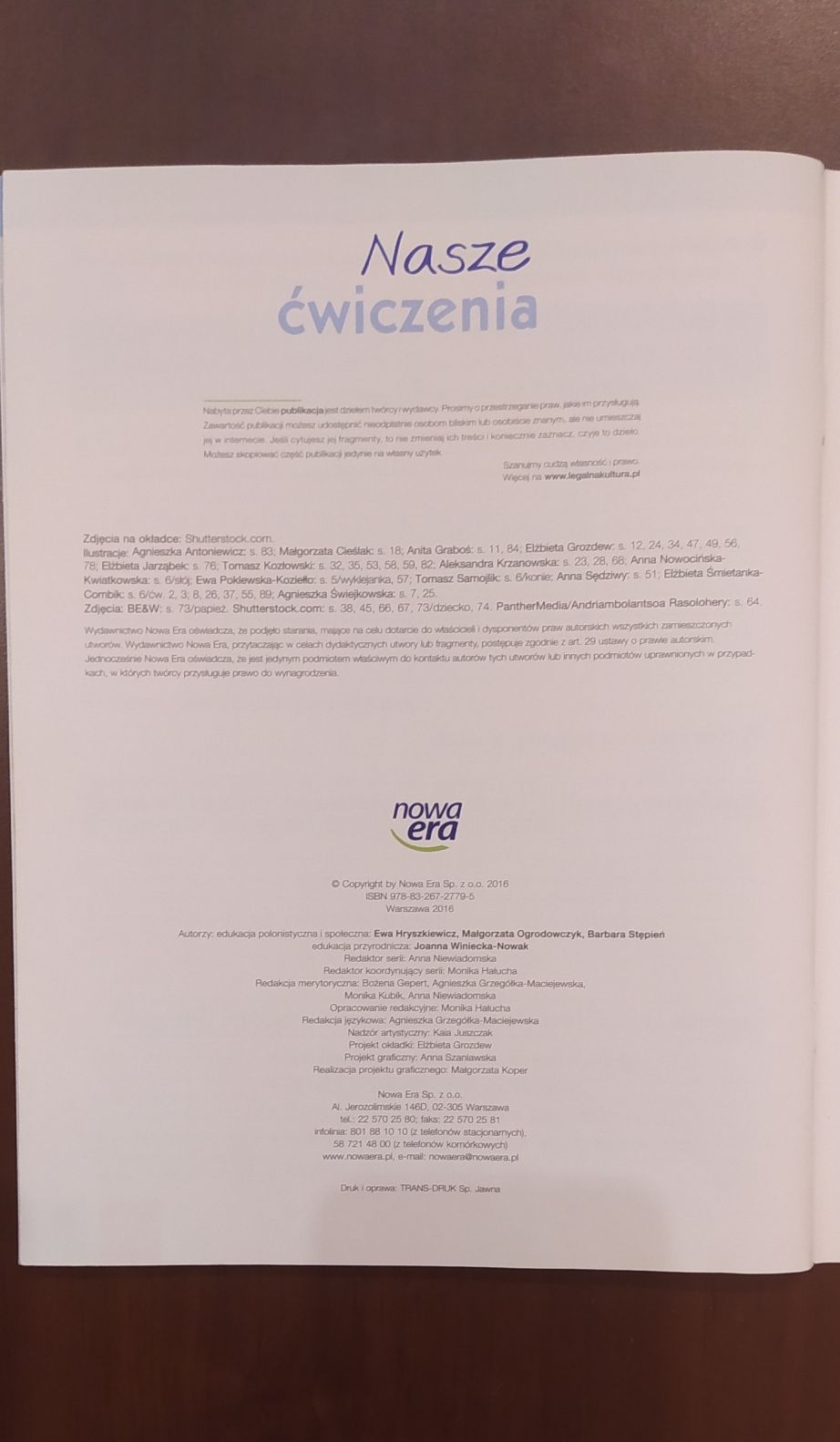 Nasze Ćwiczenia. Klasa 3. Część 2.