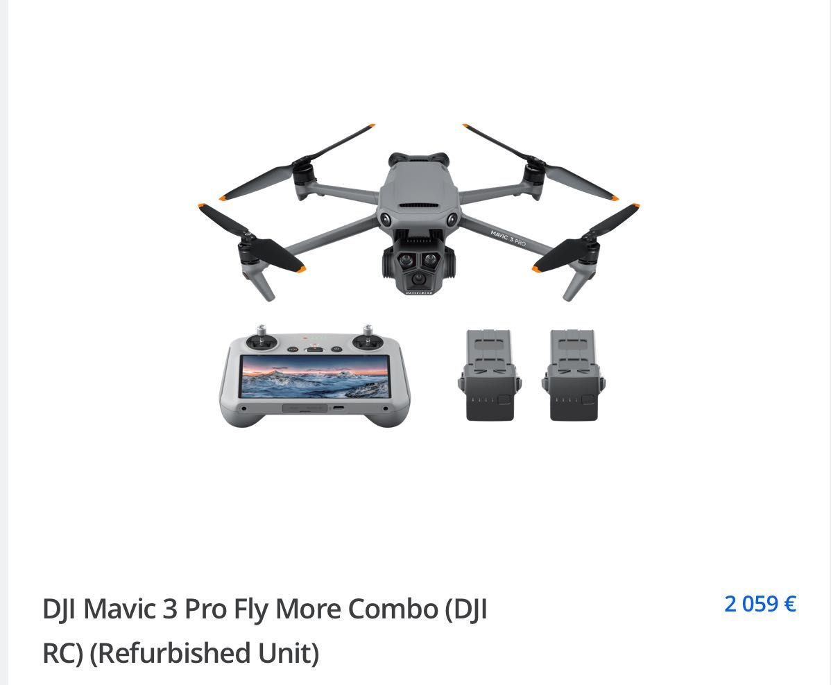 DJI Mavic 3 Pro Fly More Combo (DJI RC)