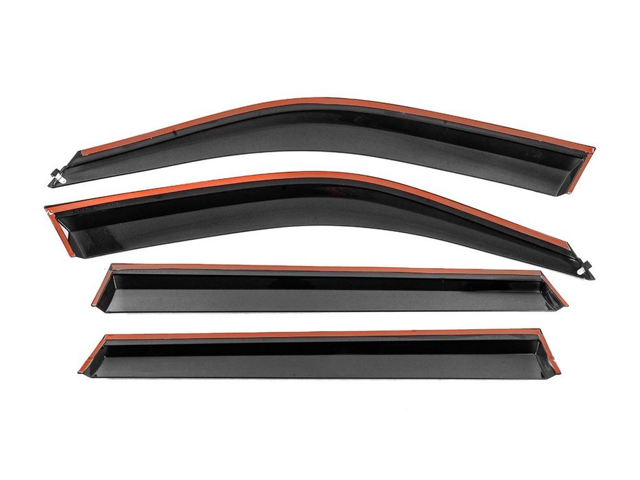 BMW X5 F-15 2013-2018 рр. Вітровики з хромом Niken Luxury (4 шт)