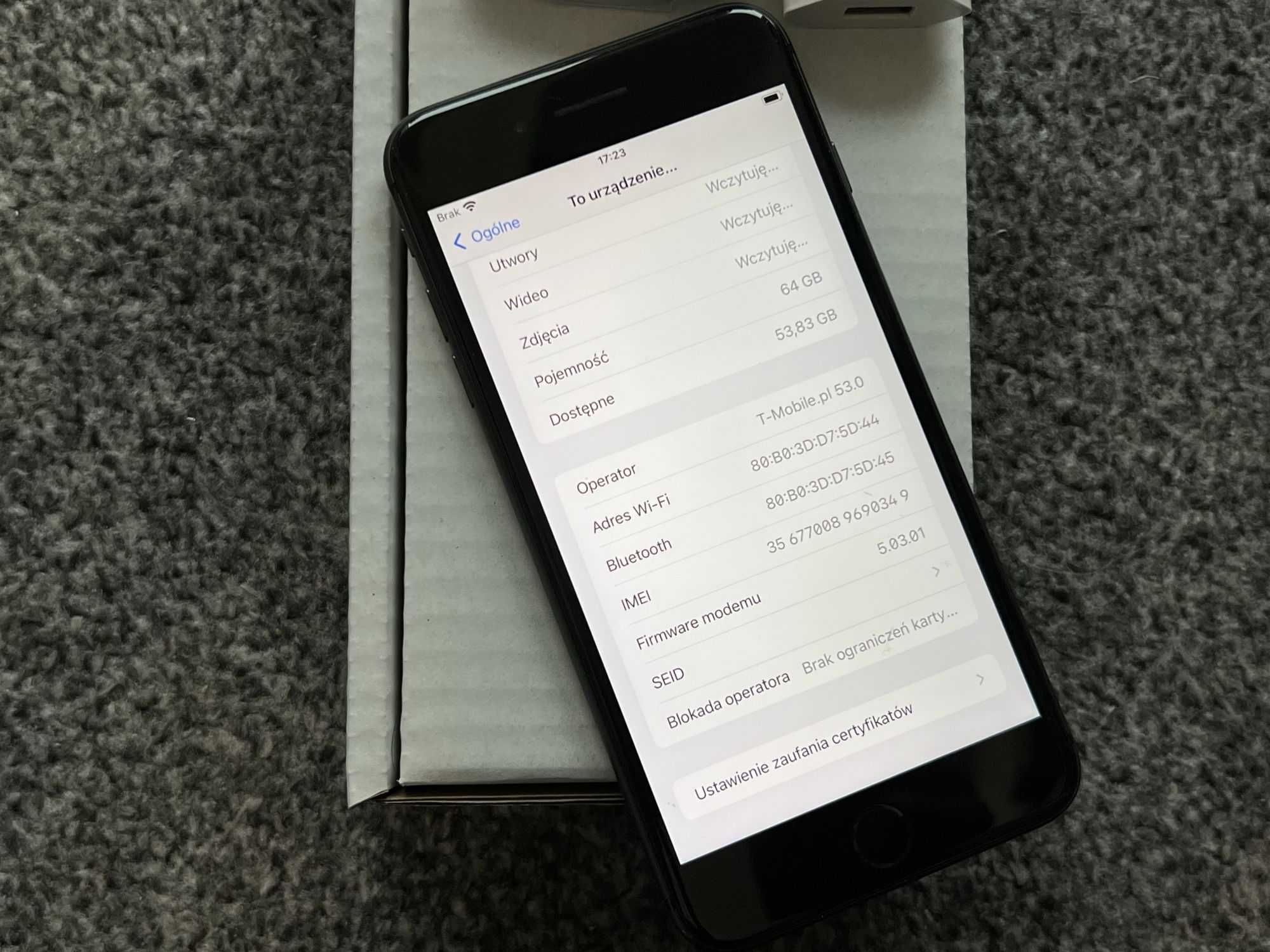 iPhone 8 PLUS 64GB SPACE GREY Szary Grafitowy Bateria 96% Gwarancja