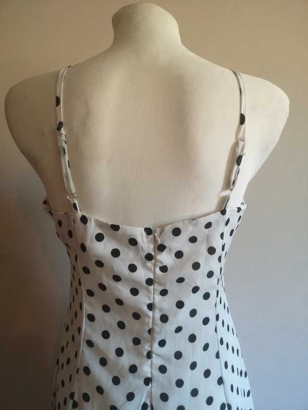 Letnia sukienka w kropki - vintage