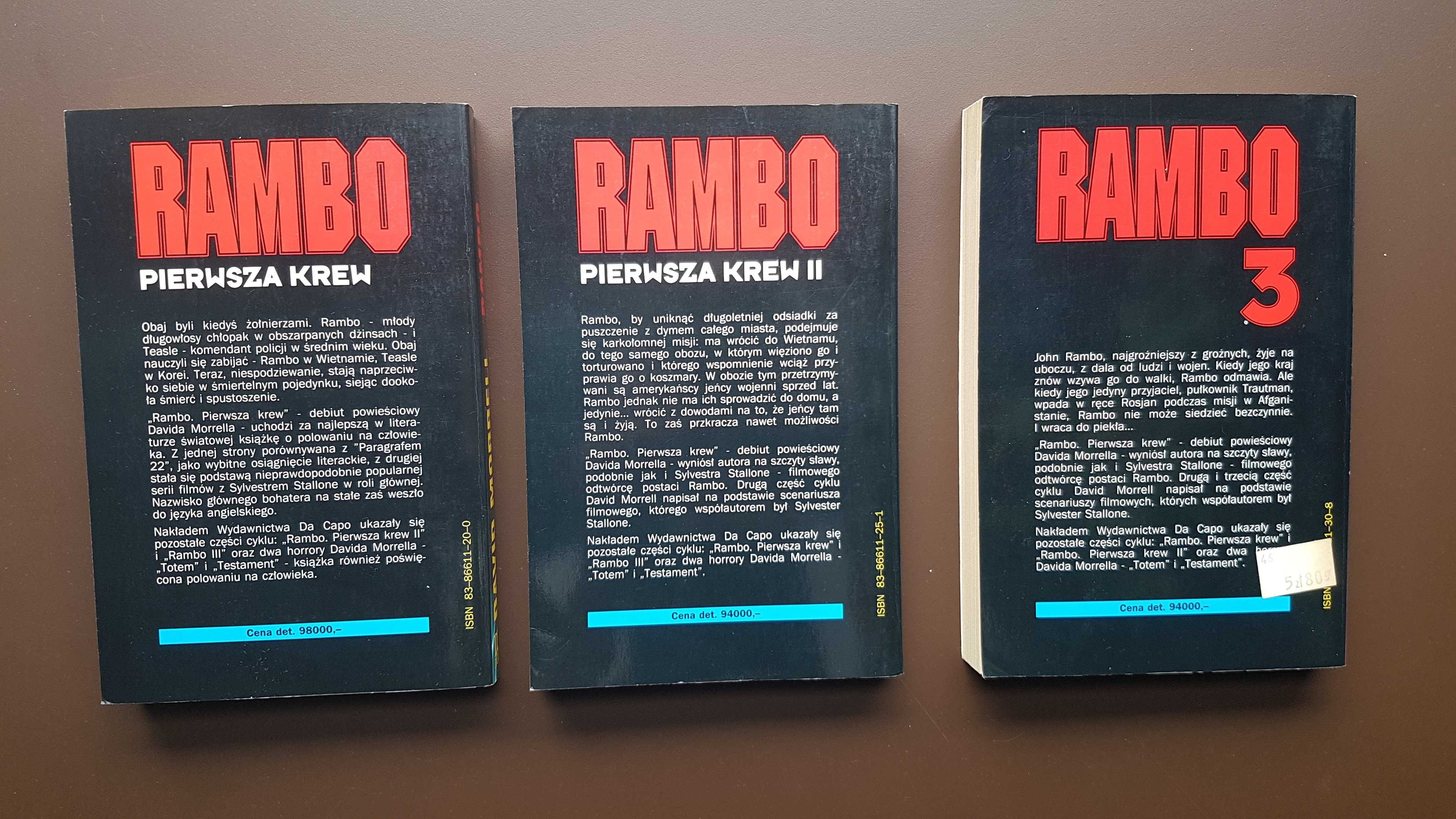 Rambo cz. 1,2,3 [David Morrell]