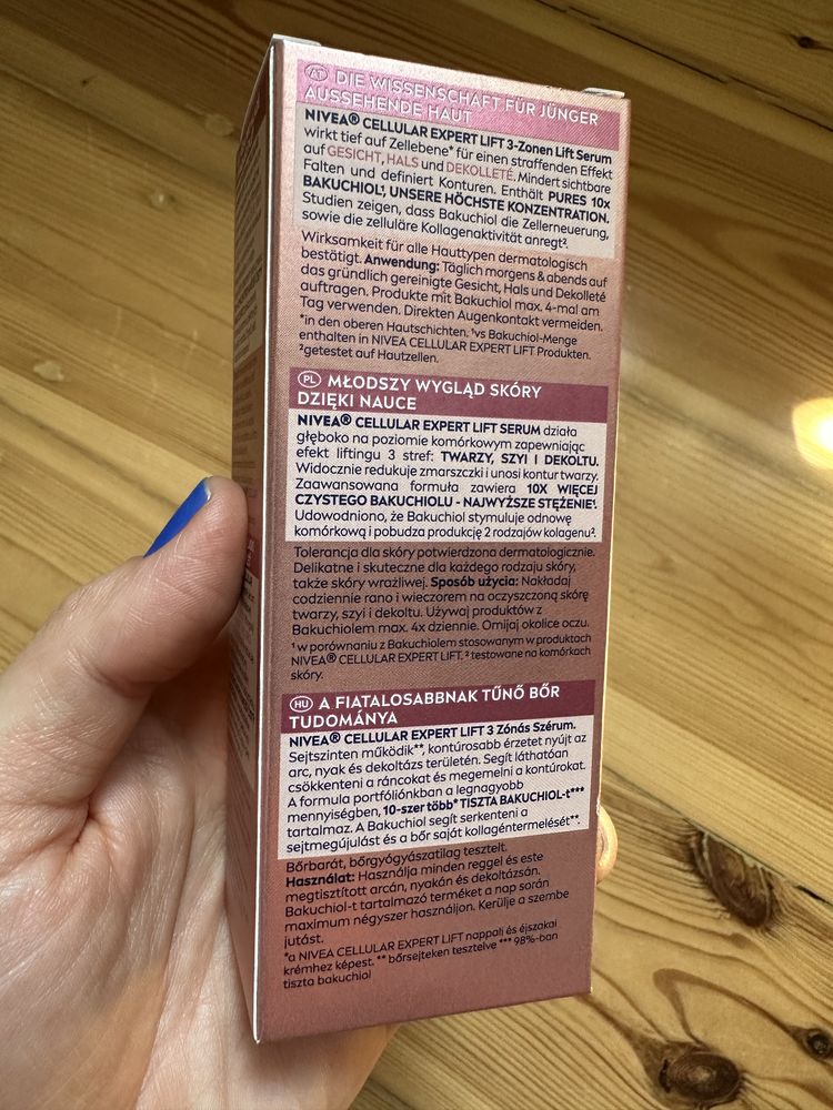 Nivea Expert Lift Cellular serum bakuchiol nowe nieużywane 30 ml