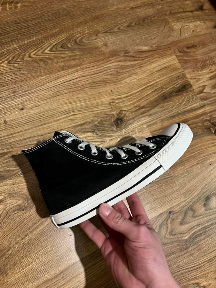 Converse Czarne Wysokie 37.5 24cm