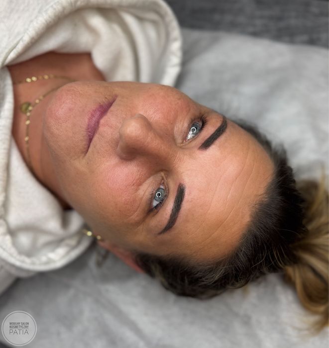 300 zł Makijaż permanentny brwi mobilne usługi dojazd do domu klienta