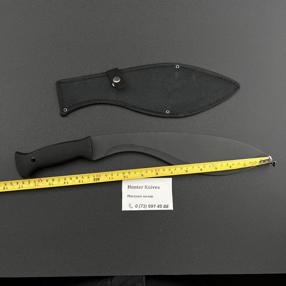Нож кукри мачете тактический туристический Cold Steel Ніж кукрі чорний