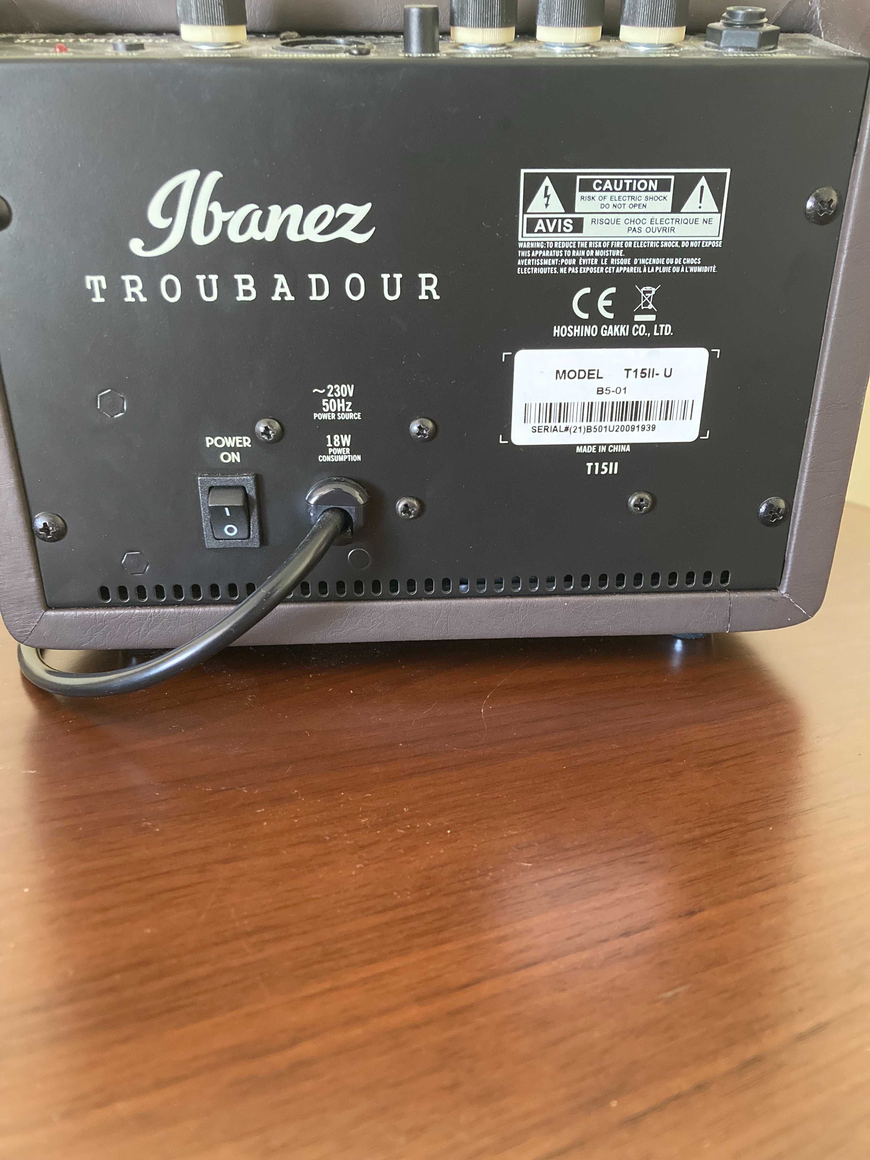 Amplificador Ibanez - Troubador t15ii (15W)