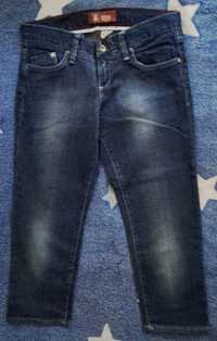 Spodnie jeans 3/4 damskie, dziewczęce H&M Fit Sqin rozm. W 27