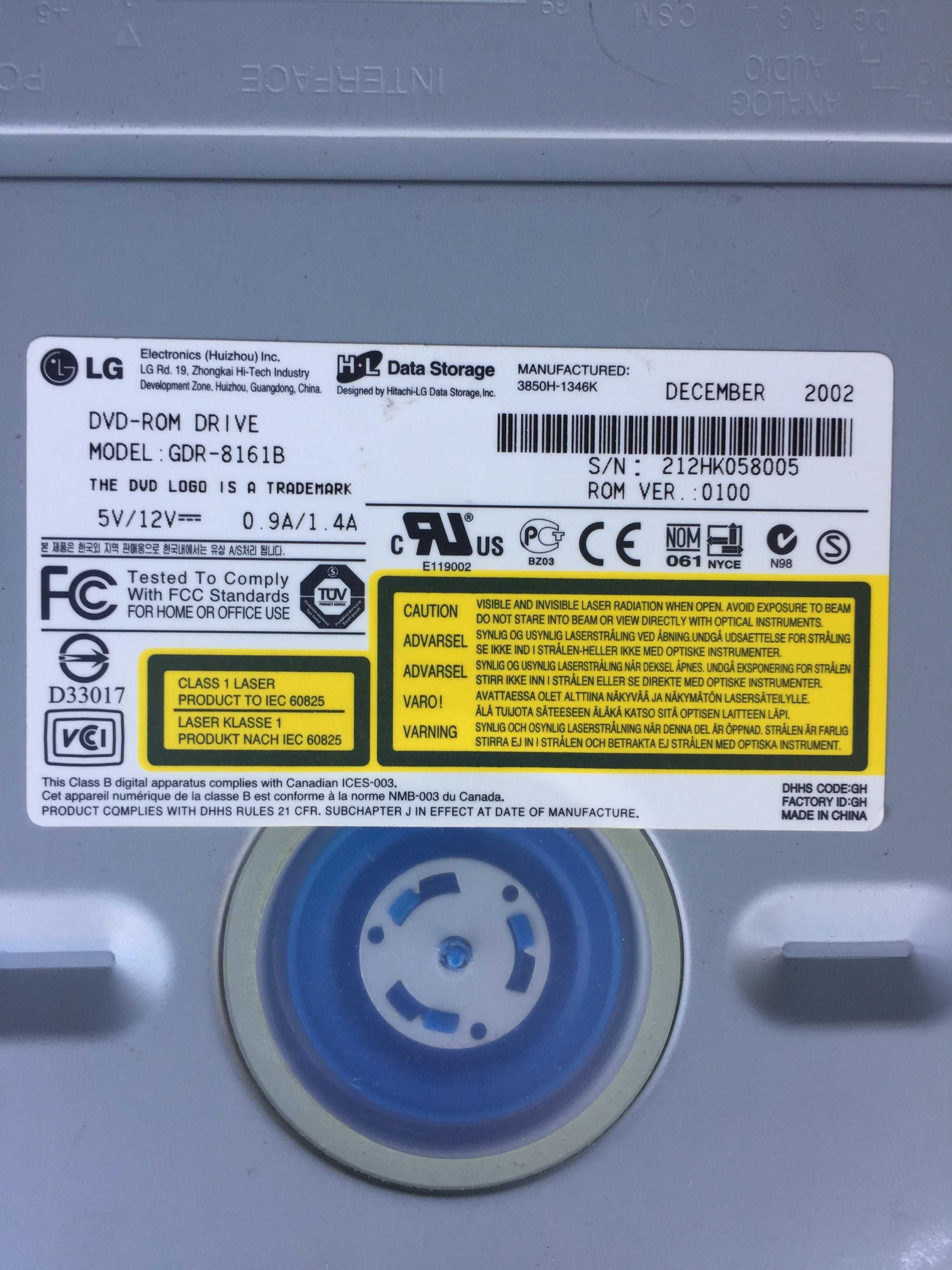 DVD LG para computadores