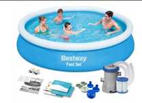 Basen rozporowy z kołnierzem 366x76cm bestway *pompa