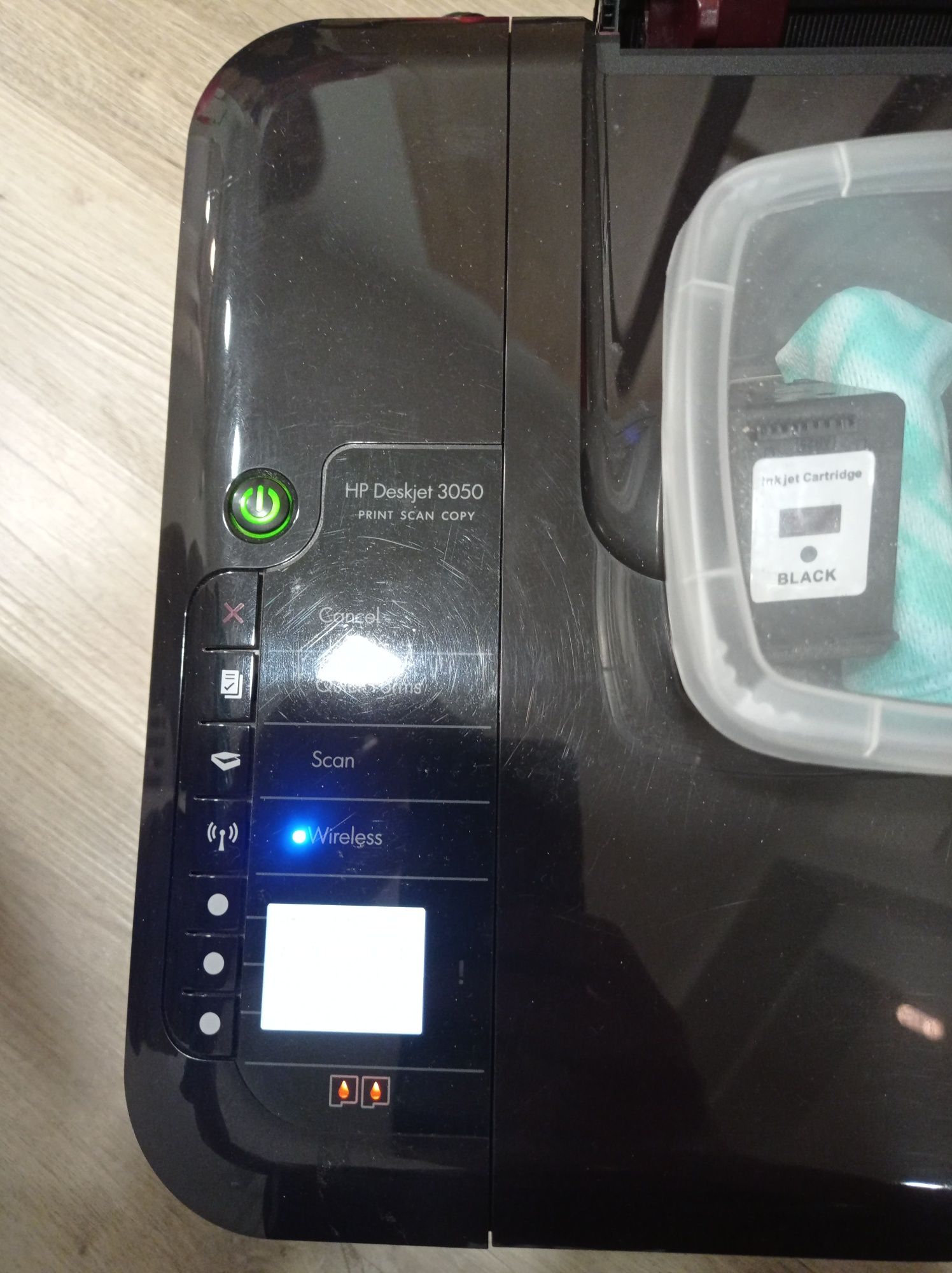 Drukarka wi-fi kolorowa hp + kartridże