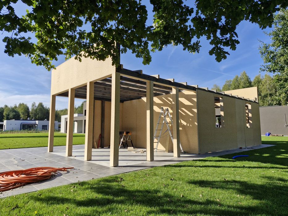 Garaż w systemie szkieletowym