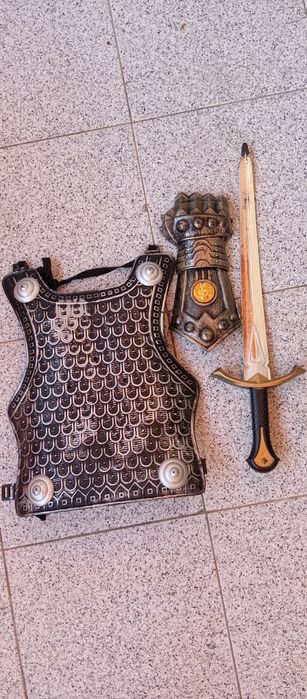 Conjunto de acessórios cavaleiro de criança