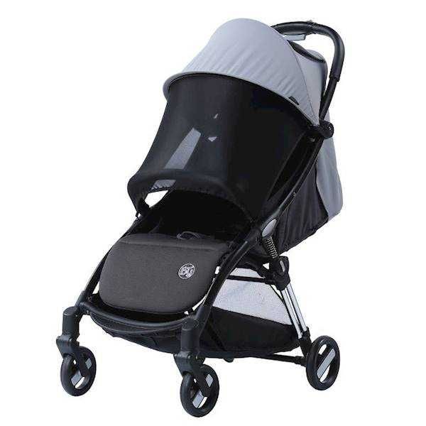 Wózek spacerowy Autofolding SZARY lekki 6,7 kg SKŁADANY jedną ręką