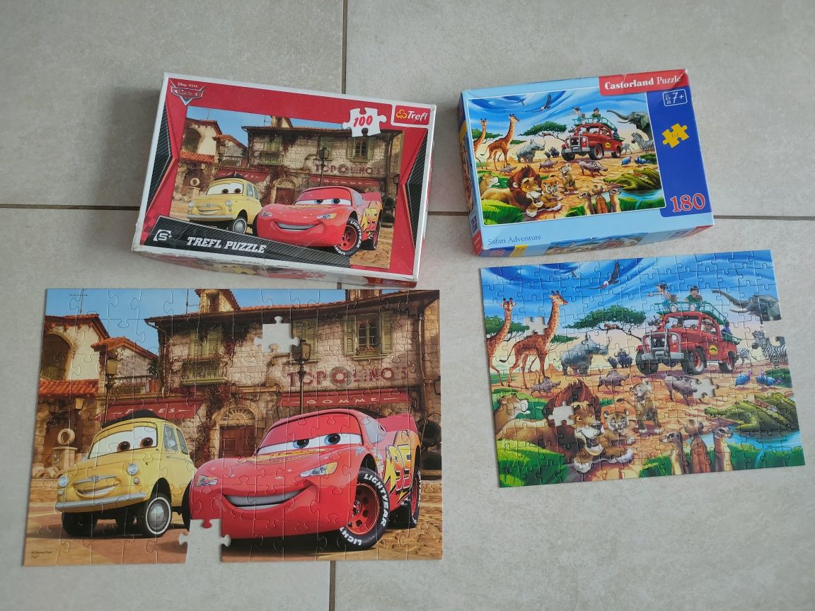 Puzzle auta safari