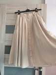Beżowa długa spódnica beige rare y2k long skirt summer plisowana