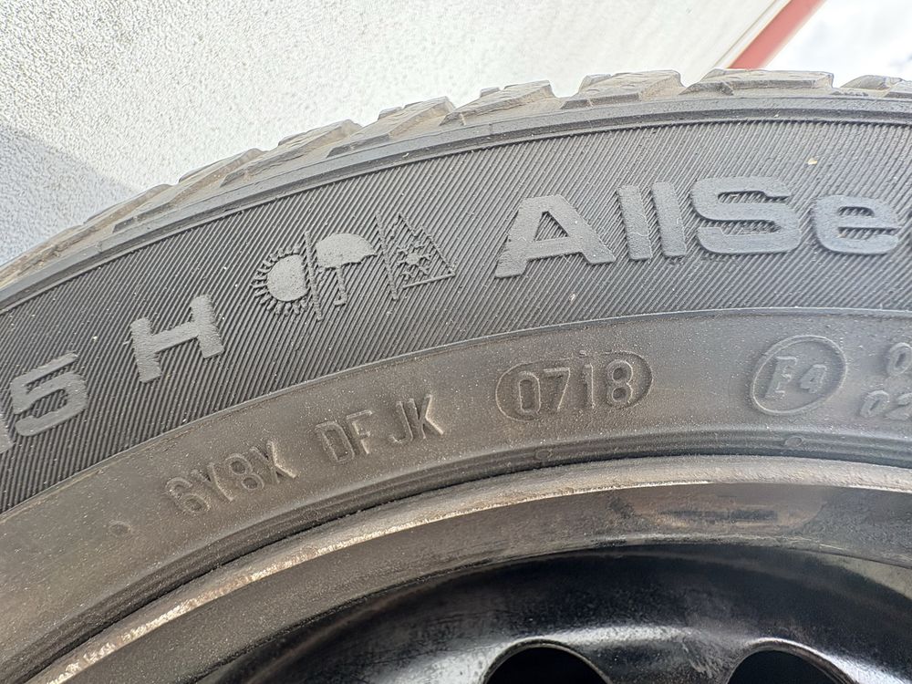 Kola wielosezonowe 185/55r15 opel 4x100
