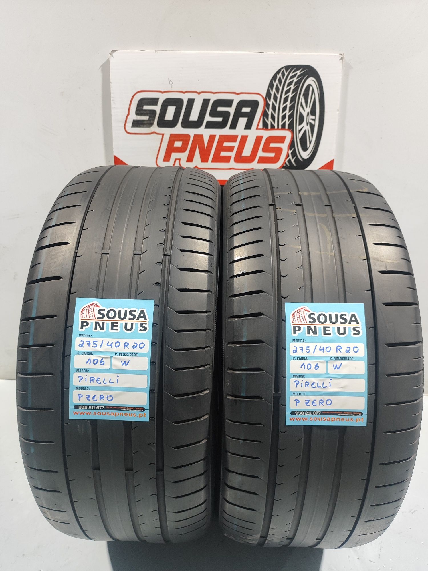 2 pneus semi novos 275-40R20 Pirelli - Oferta dos Portes