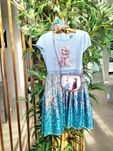 Sukienka Frozen Elza H&m 122/128 + dodatki