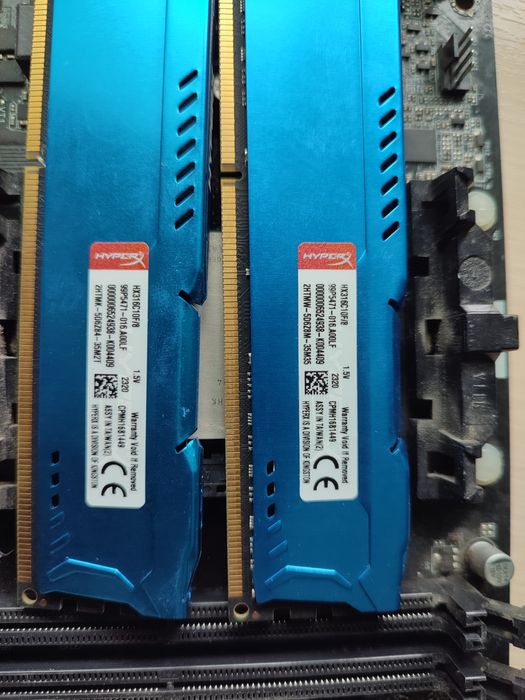 Мат. плата, процесор, озу, Fx 8300, Asrock 760GM, DDR3 hyperx 2x8 1600