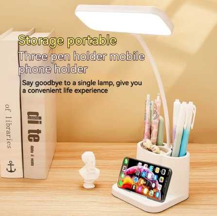 Lampa Stojąca Biurowa LED USB 3-Kolorowa