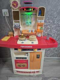 Дитяча велика інтерактивна іграшкова кухня з водою та парою Fun Cookin