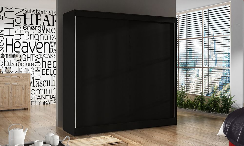 Szafa przesuwna BALI X 200 CM nowe KOLORY SZYBKA dostawa 7 dni