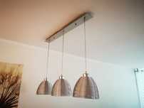 Lampa wisząca Pico 3 kompozycja szkła i metalu