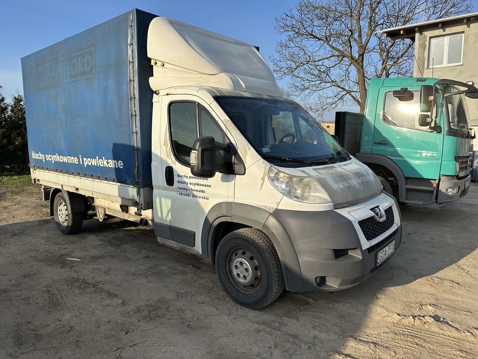 Fiat ducato jumper boxer paka skrzynia Alu + plandeka