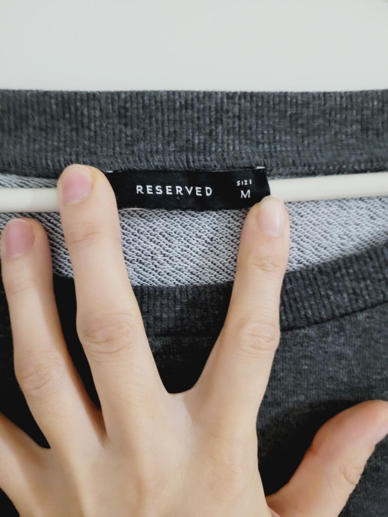 Szara bawełniana sukienka Reserved M