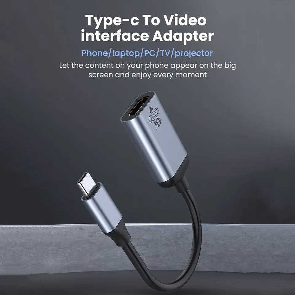 Переходник  Type-C HDMI конвертер преобразователь