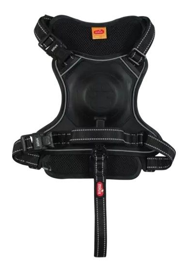 Szelki dla psa z wbudowaną smyczą automatyczną Zolux Easyride M czarne