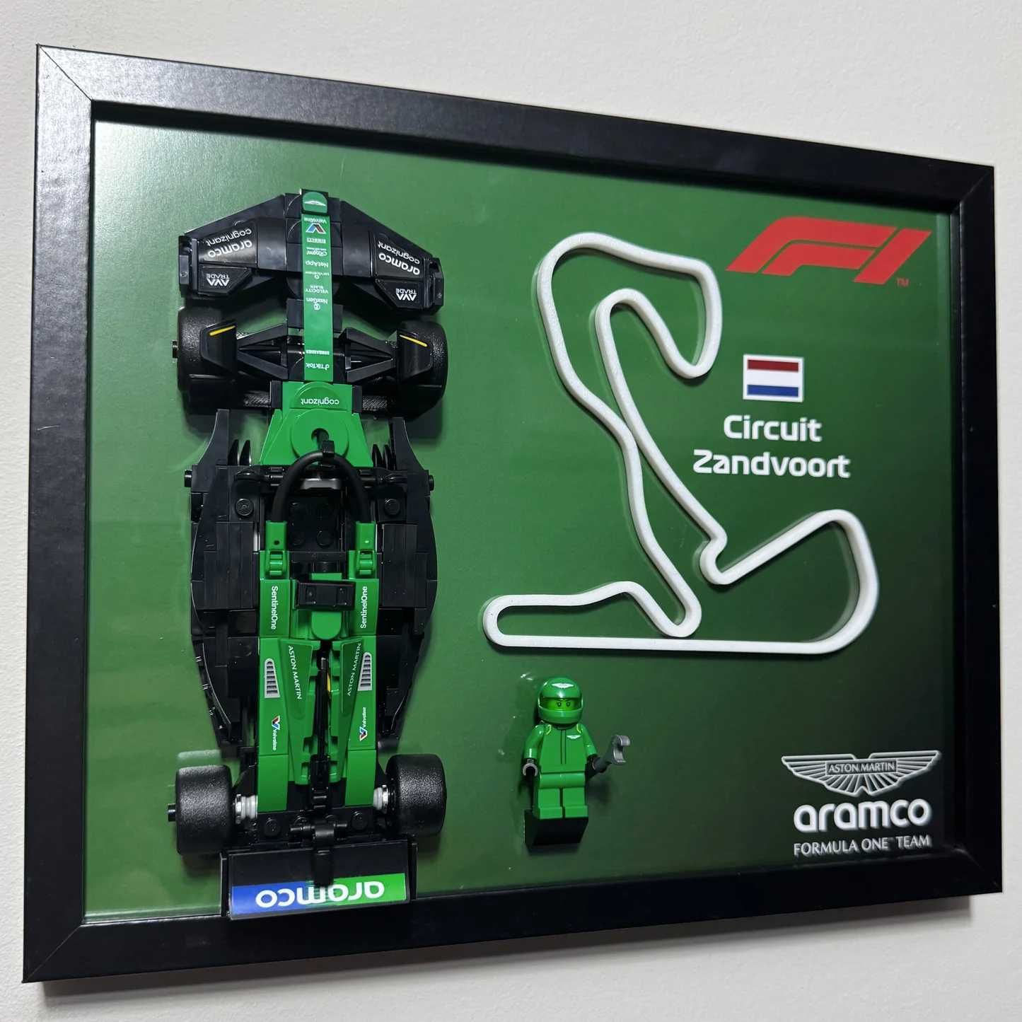Lego Speed Champions Fórmula 1 - 10 Molduras Exposição Personalizadas