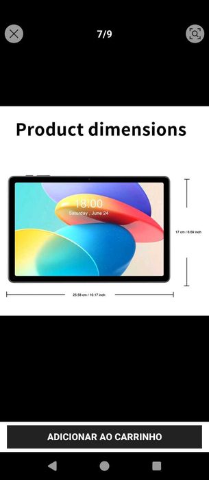 Vendo tablet novo