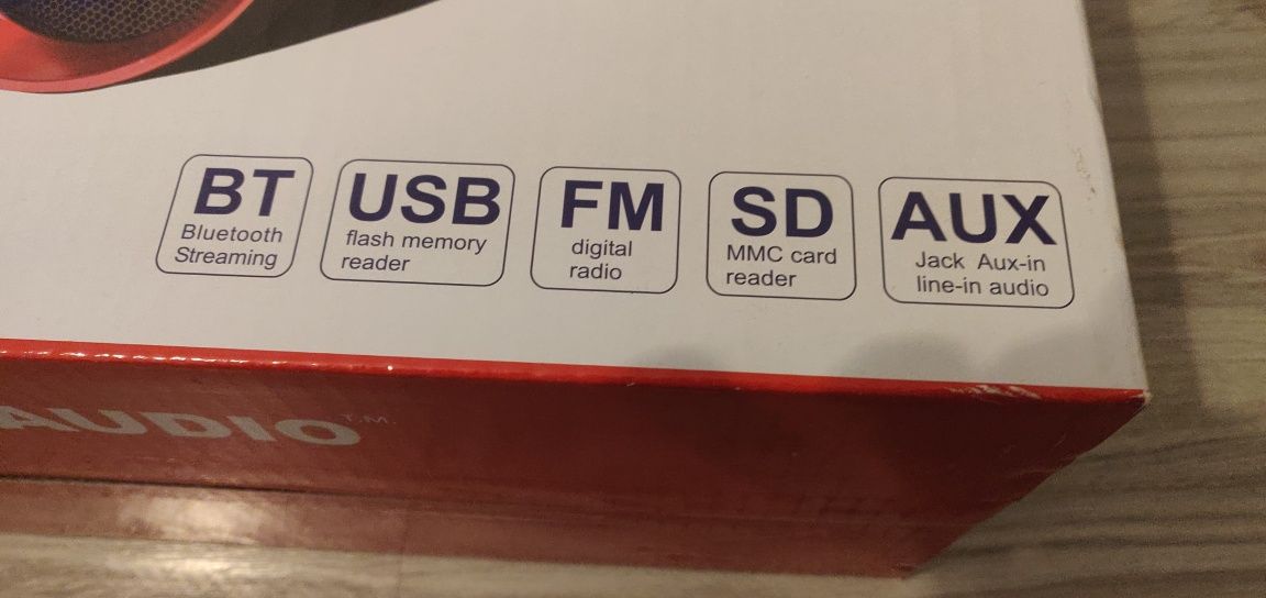 Przenośny system audio nowy