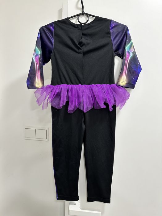 Strój przebranie kościotrup halloween ze spodniczką dla dziewczynki