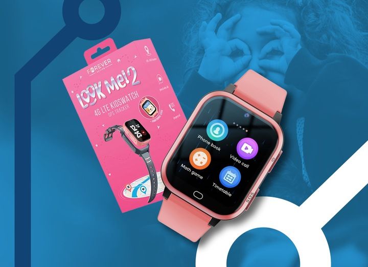 Smartwatch Zegarek Dla Dzieci Forever Gps Wifi 4 Kids Look Me Kw-510 R